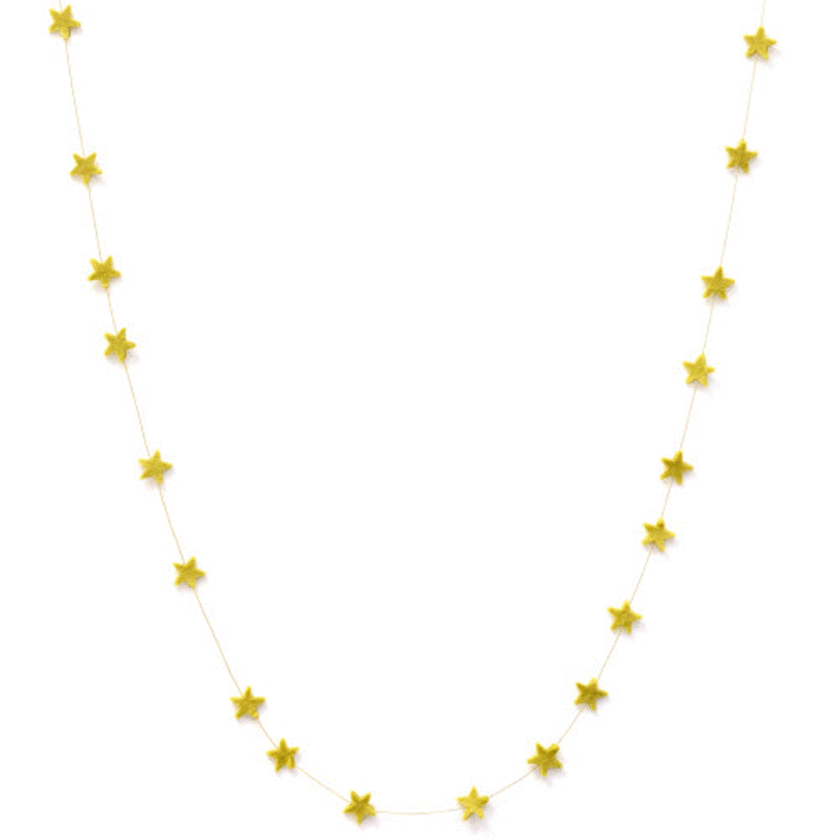 Muskhane Stars Malla Garland - 100% Felt L200cm Stars 3cm
