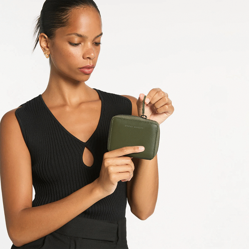 Status Anxiety Wayward Wallet - Khaki