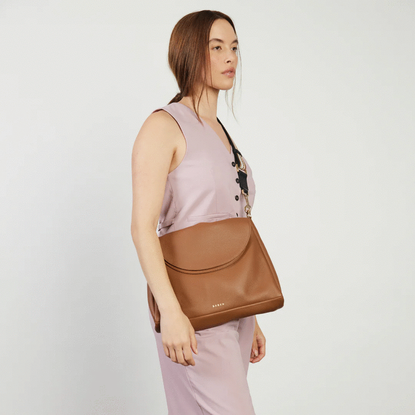 Saben Becks Crossbody Bag - Tan Luxe