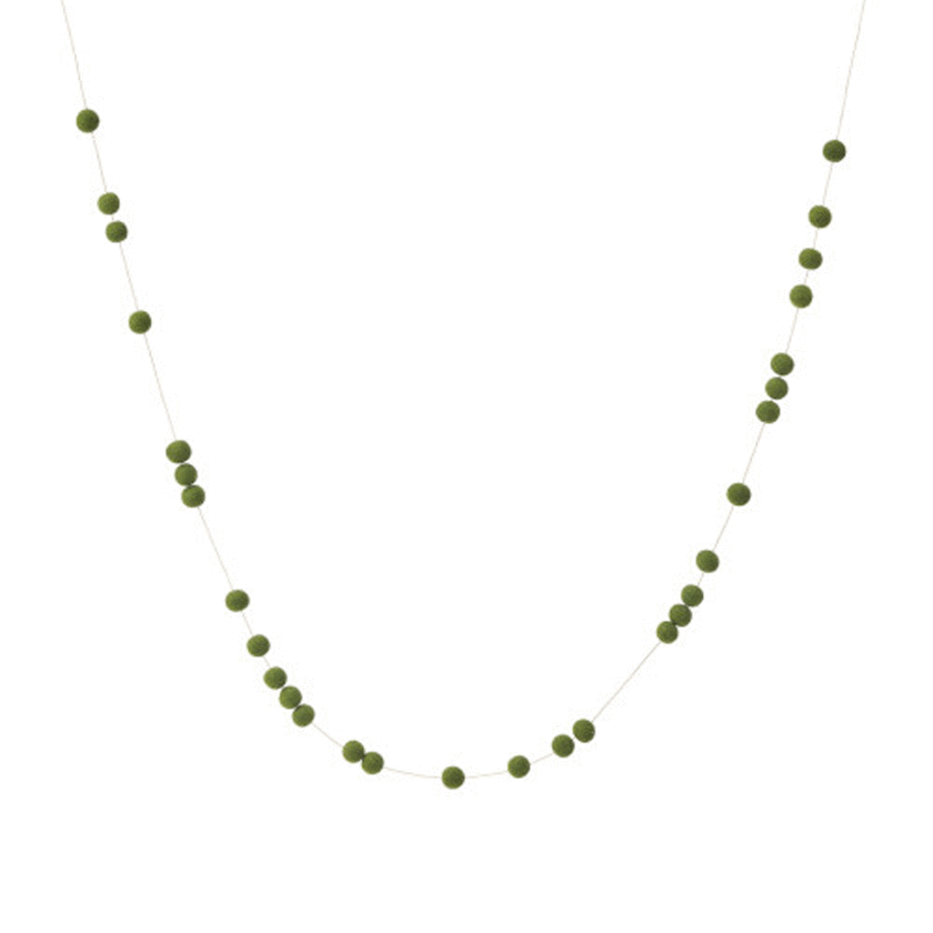 Muskhane Pompoms Malla Garland - 100% Felt L200cm - Pompoms 1.5cm