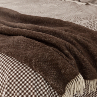 Citta Wool Throw - Cocoa 130x180cm