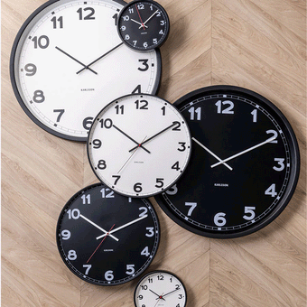 Karlsson New Classic Clock - Small White