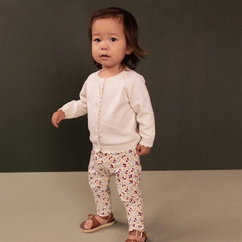 Nature Baby Leggings - Kitchen Garden Print