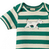 Nature Baby Short Sleeve Bodysuit - Dog Walk Peppermint Print