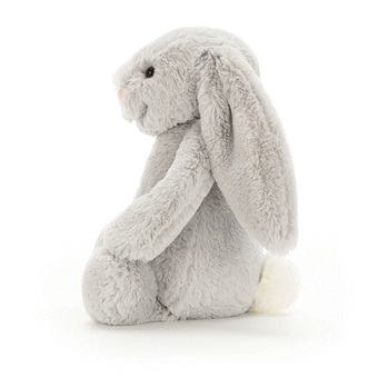 JELLYCAT BASHFUL SILVER BUNNY ORIGINAL (MED) GREY 9X12X31CM