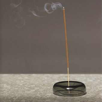 Citta Haze Incense Holder - Grey