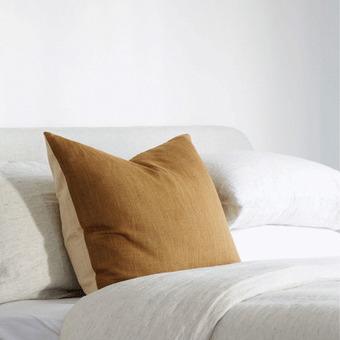 Citta Amano Cushion Cover - Bronze/Natural 65x50cm