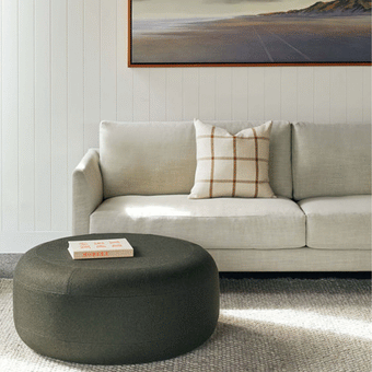 Citta Bento Woven Cushion Cover - Natural/Bronze 50x50cm