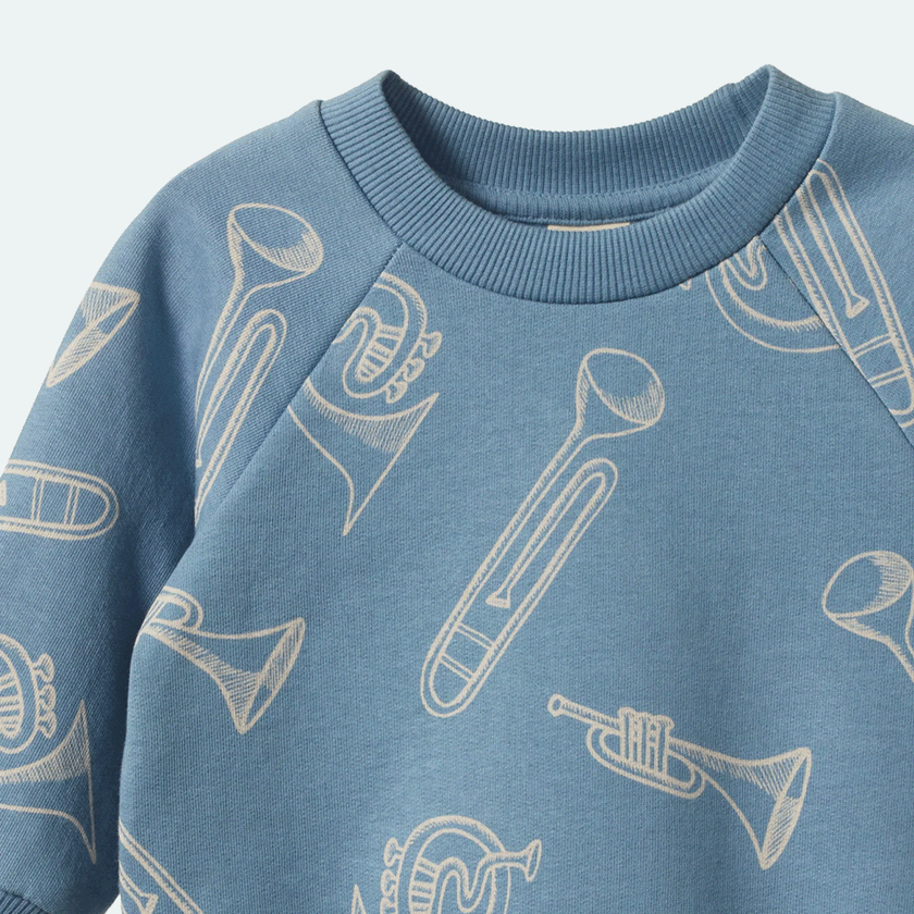 Nature Baby Emerson Sweater - Jazz Print