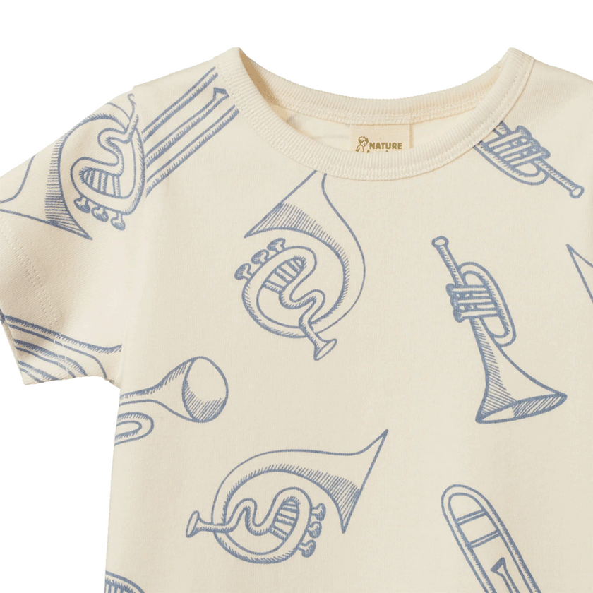 Nature Baby River Tee - Jazz Natural Print