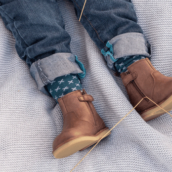Lamington Merino Wool Knee High Socks | BABY | Lake