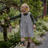 Nature Baby Amelia Pinafore - Briarwood Heron Print