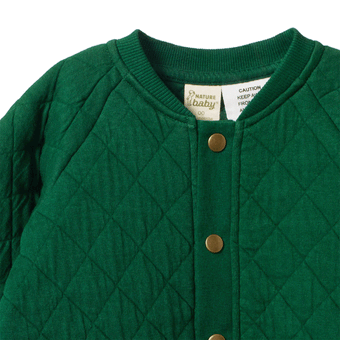 Nature Baby Long Sleeve Juno Romper Quilted - Eden