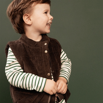 Nature Baby Long Sleeve River Tee - Eden Sailor Stripe