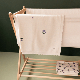 Nature Baby Fern Blanket - Berry Garden One Size