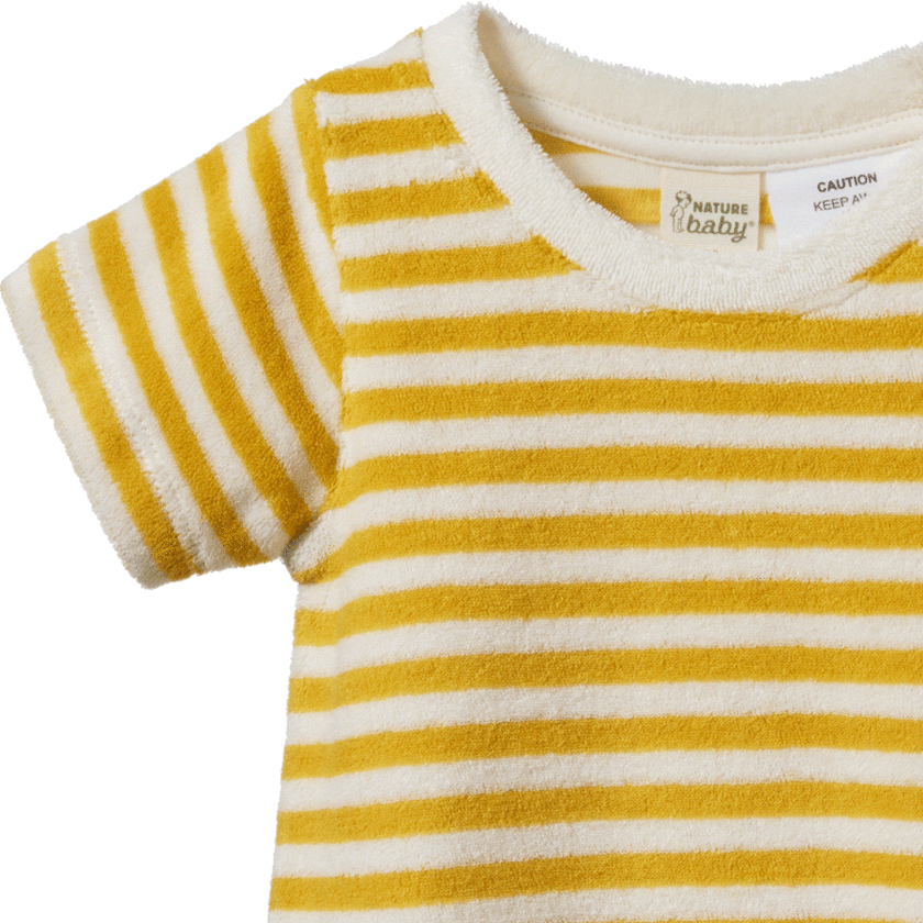 Nature Baby Ocean Suit - Golden Sea Stripe