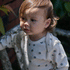 Nature Baby Cotton Long Sleeve Bodysuit - Lucky Print