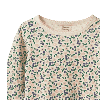 Nature Baby Long Sleeve Cloud Tee - Briarwood Print