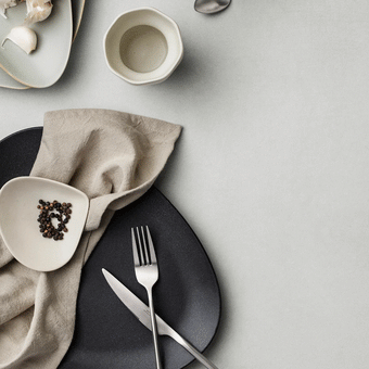 BROSTE Limfjord Butter Bowl - Beige