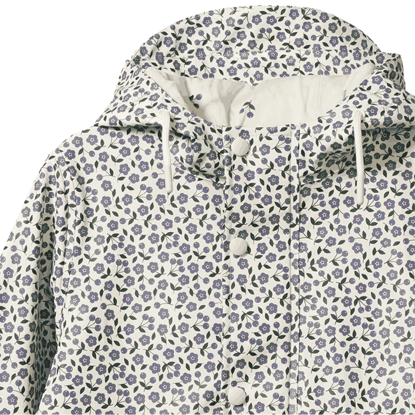 Nature Baby Raincoat - Briarwood Heron Print
