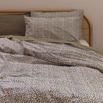Citta Forget Me Not Duvet Cover - Rye/Bone K 245x210cm