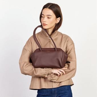 Saben Isla Shoulder Bag - Espresso Luxe