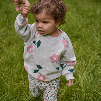 Nature Baby Emerson Sweater - Primrose Print
