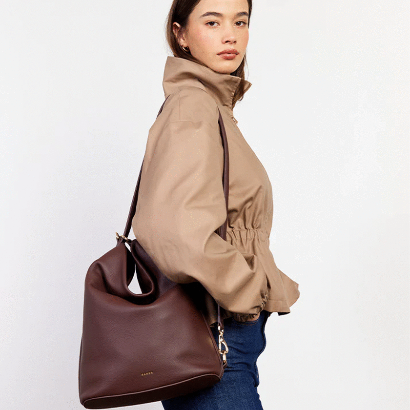 Saben June Shoulder Bag - Espresso Luxe
