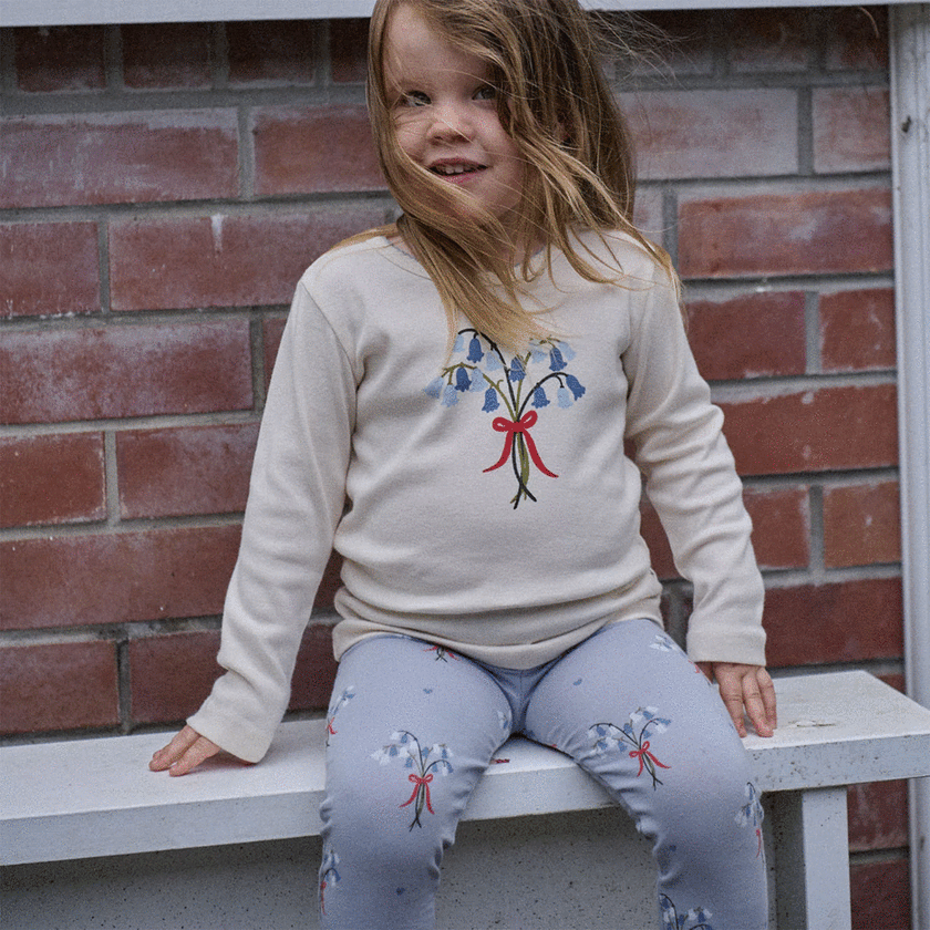 Nature Baby Leggings - Bluebelle Print