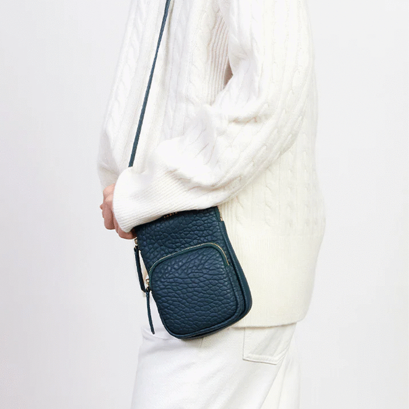 Saben Nikko Pocket Phone Sling - Hunter Green Bubble