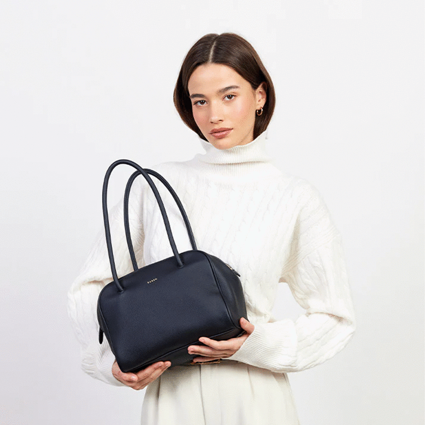 Saben Isla Shoulder Bag - Black Luxe