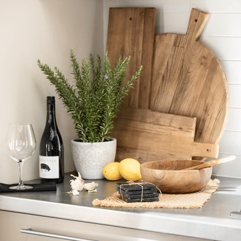 Artisan Round Serving Board - 50cm, with Handle