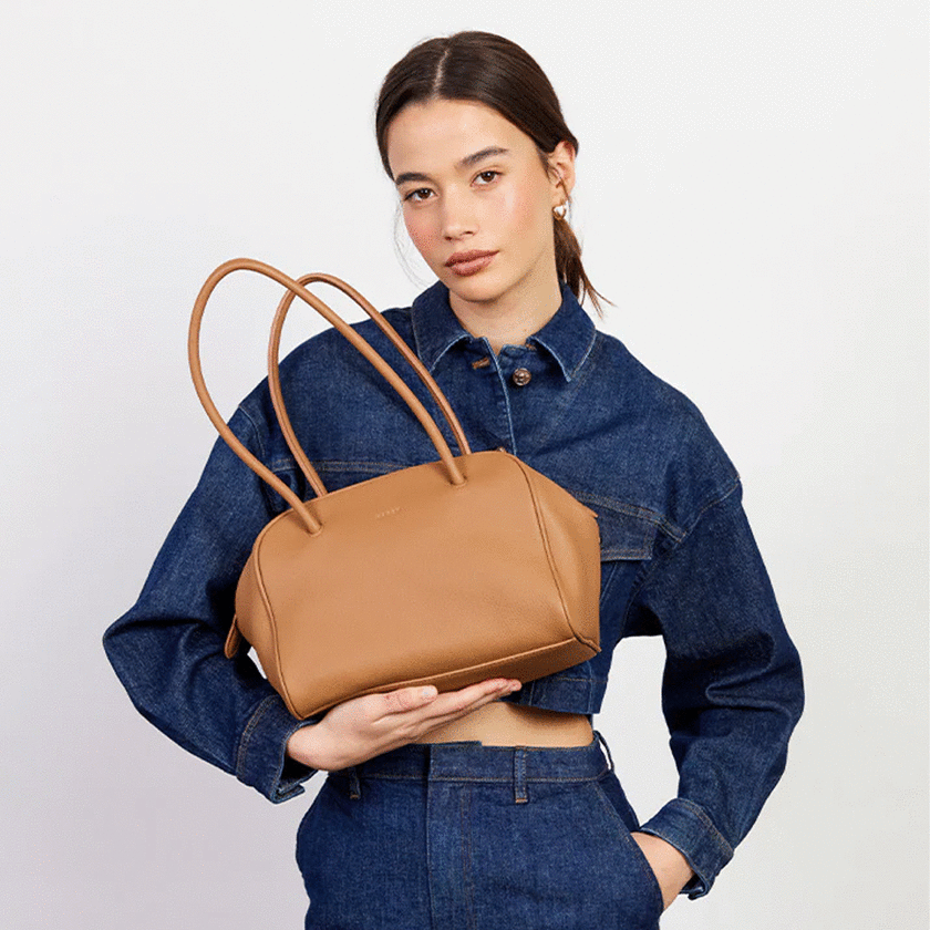 Saben Isla Shoulder Bag - Toffee Luxe