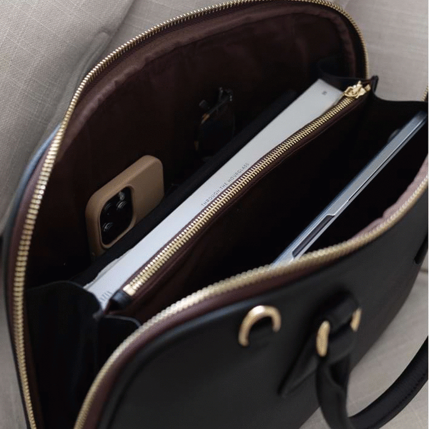 Saben Parker Briefcase - Toffee