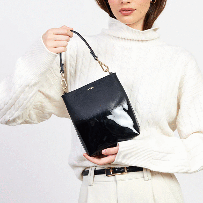 Saben Coco Mini Bag - Black Dipped