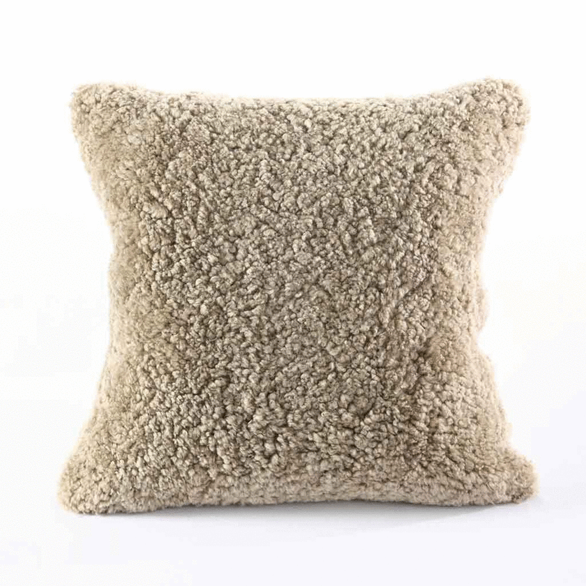NZ Short Wool Cushion 50x50cm