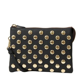 Saben Tilly's Big Sis Crossbody Black + Gold Stud