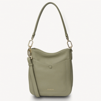 Saben Rosie Shoulder Bag - Eucalyptus Pebble