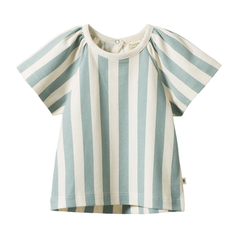 Nature Baby Faye Tee - Star Dew Stripe