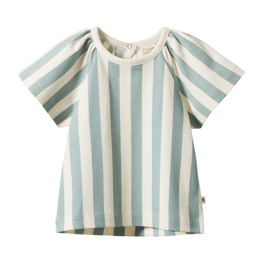 Nature Baby Faye Tee - Star Dew Stripe