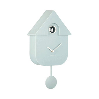 Karlsson Modern Cuckoo Clock - Soft Blue