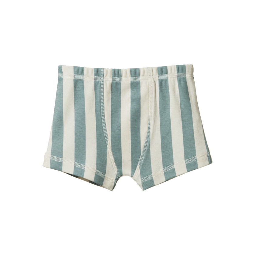 Nature Baby Boxer Shorts - Star Dew Stripe