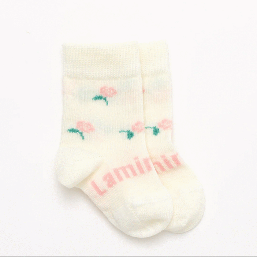 Lamington Merino Wool Crew Socks | BABY | Rosa