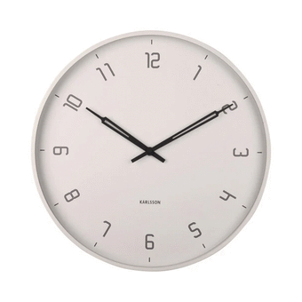 Karlsson Stark Wall Clock - Warm Grey