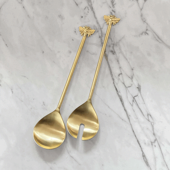 Nel Lusso Bee Salad Servers