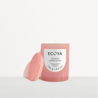 Ecoya Metro Candle - Guava & Lychee
