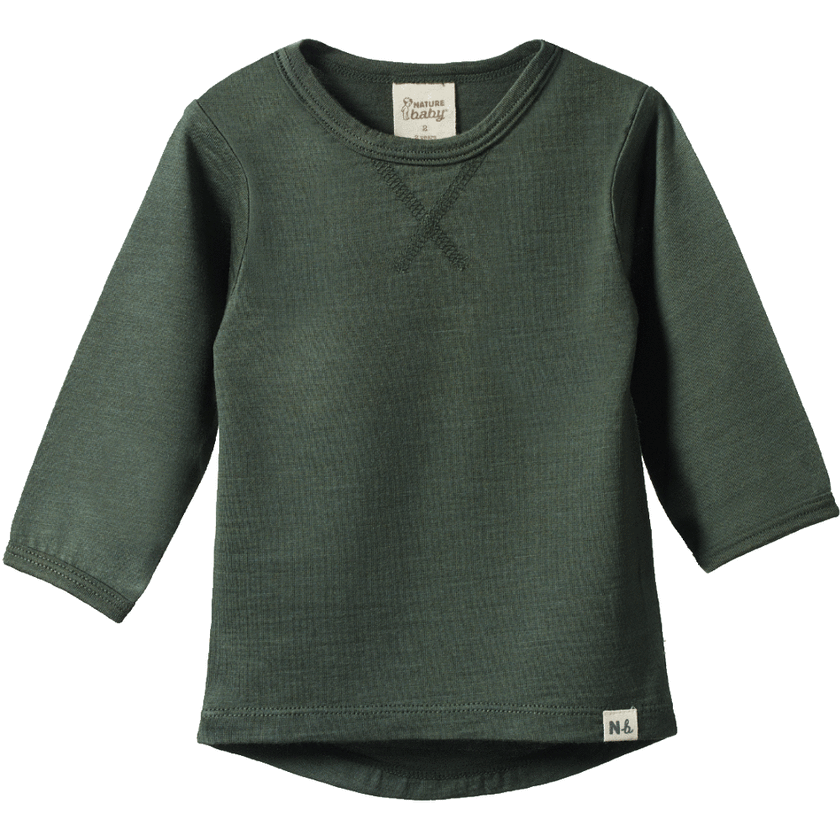 Nature Baby Merino Essential Tee - Thyme
