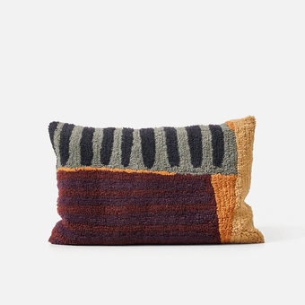 Citta Rasmus Woollen Cushion Cover - Multi 60x40cm