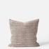 Citta Hutt Wool Cushion Cover - Mulberry/Natural 50x50cm