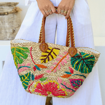 Ha Naturally Distributors NZ Tote - Floral Tropical